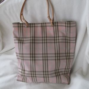 Burberry Tote Pink Nova Check